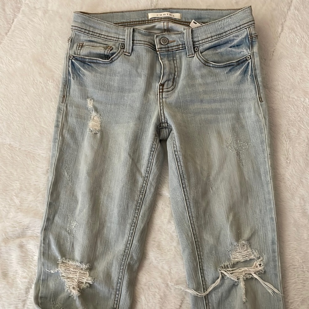 Light wash jeans